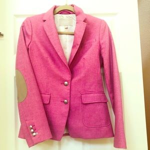 Banana Republic hot pink wool blazer